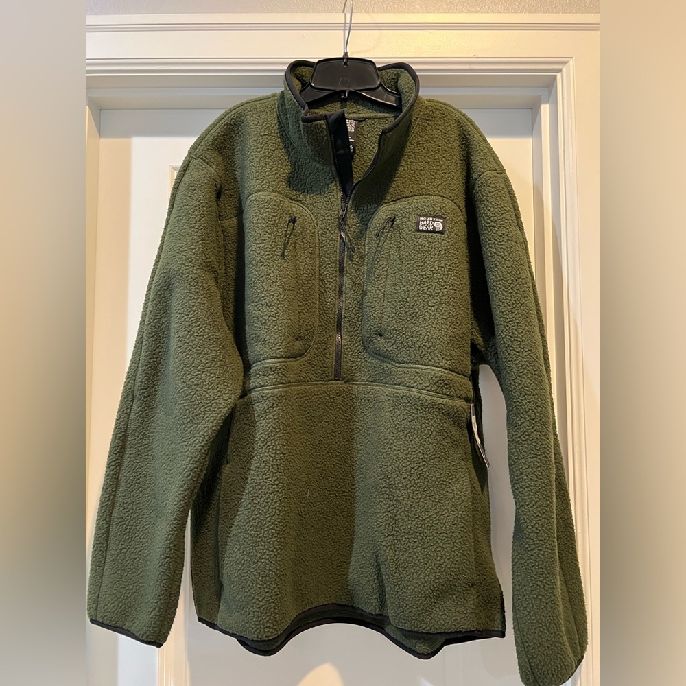 Mountain Hardwear Olive Performance Fleece Jacket
